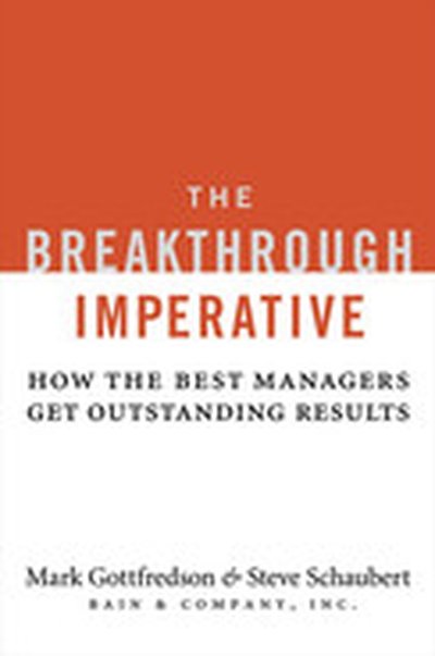The Breakthrough Imperative