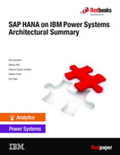 SAP HANA on IBM Power Systems Architectural Summary