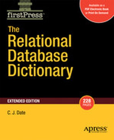 The Relational Database Dictionary, Extended Edition